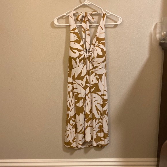 Tommy Bahama halter dress. Gently used, but very clean, worn a couple of times. - Picture 1 of 3